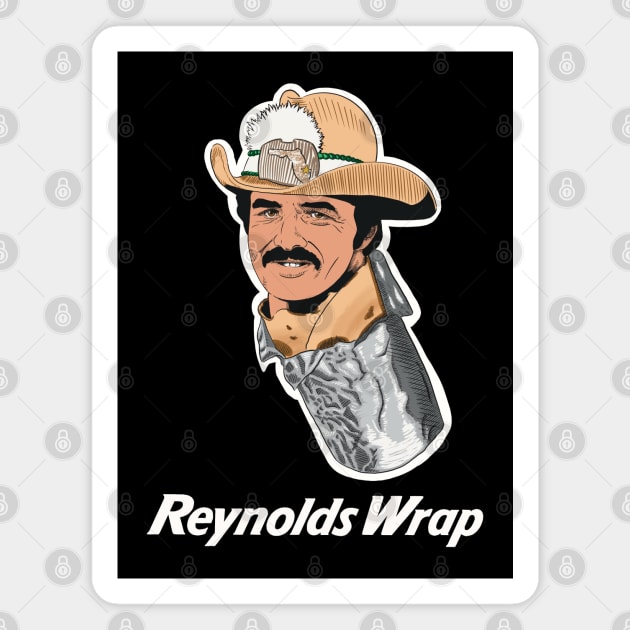 Burt Reynolds Wrap Magnet by @johnnehill